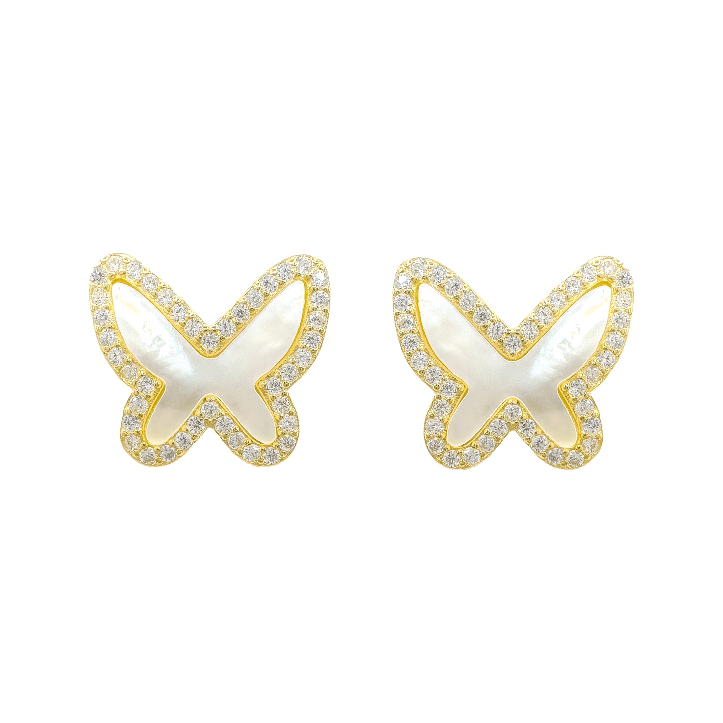 Pearl Butterfly Earrings