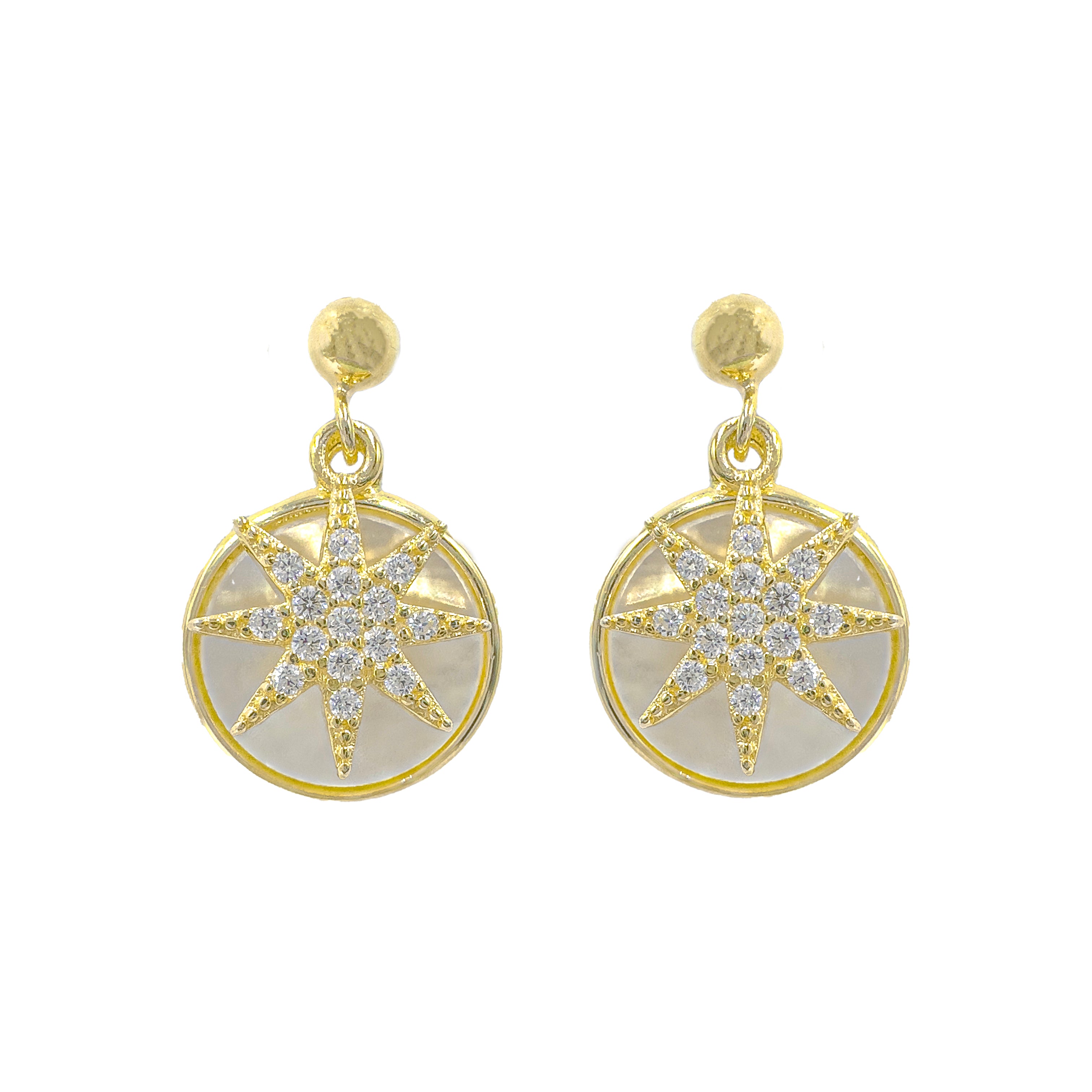 Yıldız Model Sedef Küpe