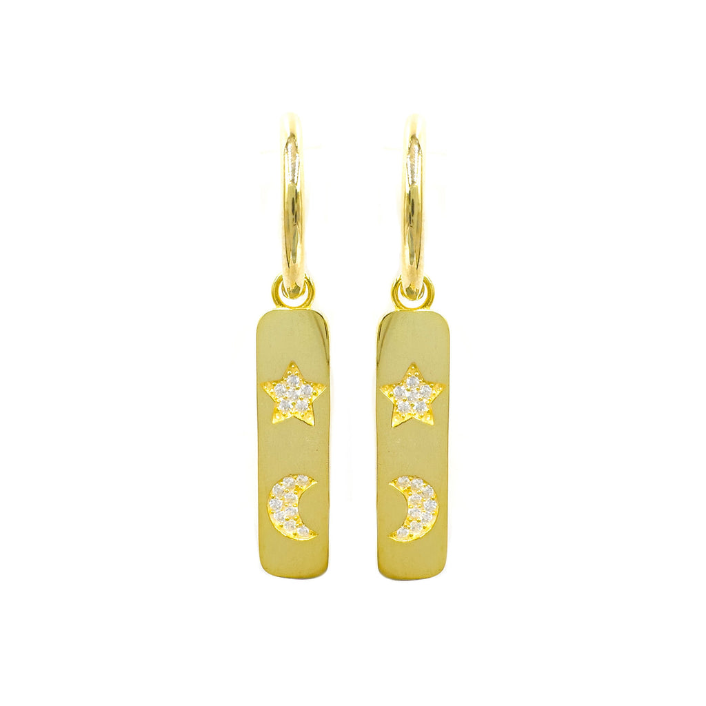 Star Moon Earring