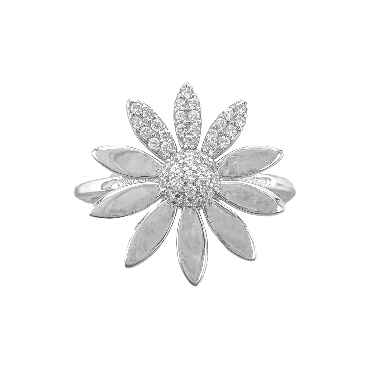 Stone Daisy Ring