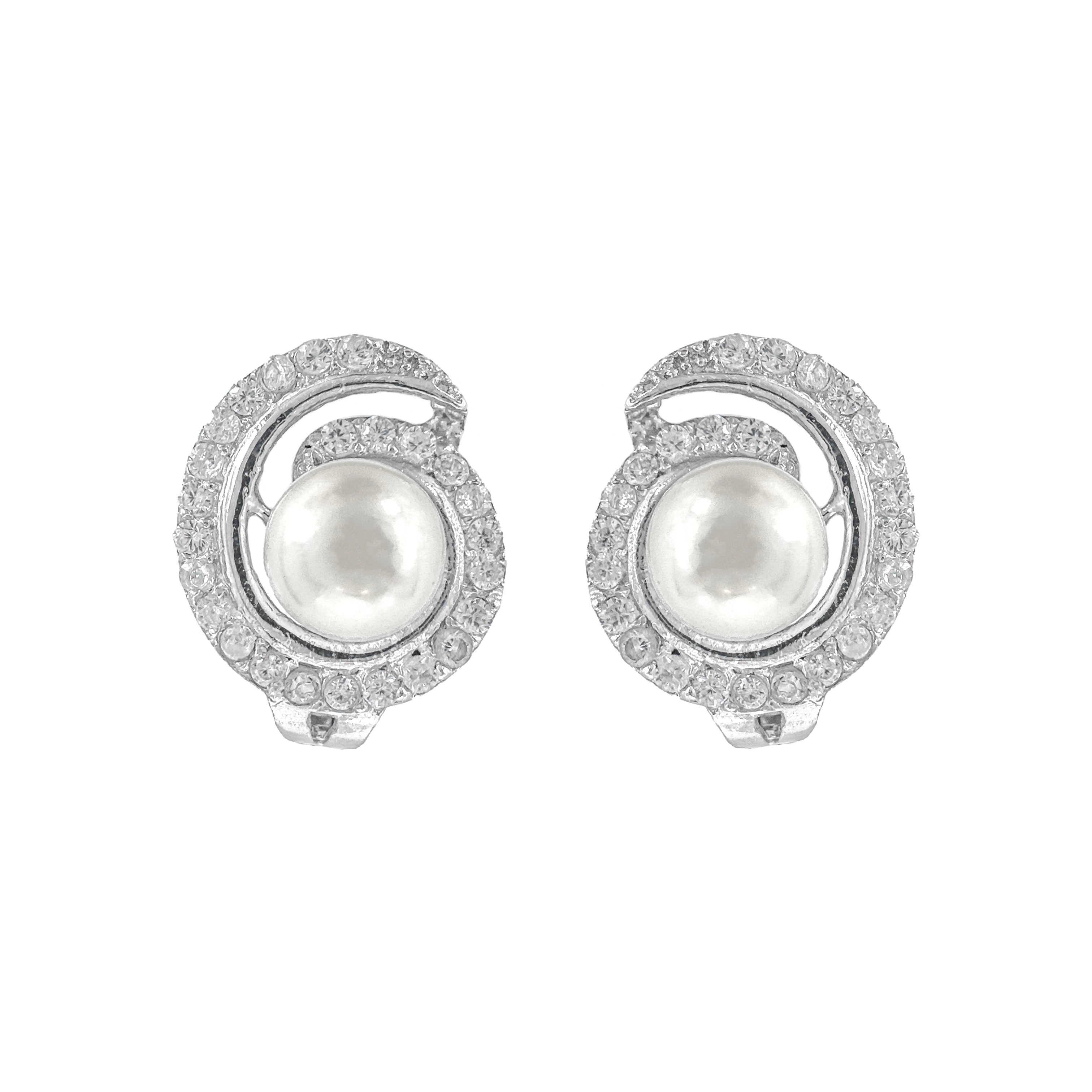 Yuvarlak Sıralı İnci Küpe