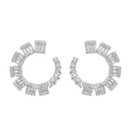 Baguette Stone Waterway Design Earring