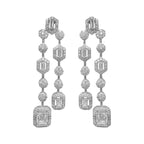 Şekilli Baget Tasarım Sallantılı Küpe