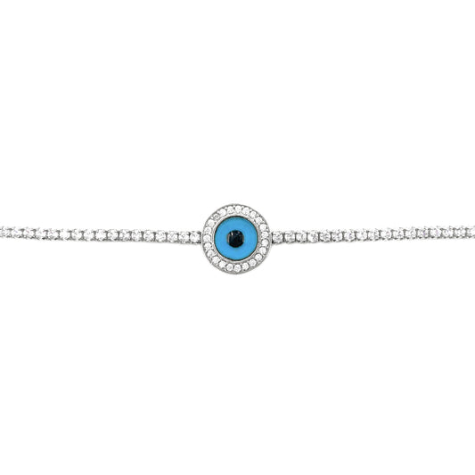 Glass Eye Evil Eye Waterway Bracelet