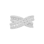 İkili Round Çapraz Yüzük