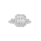 Çiçek Detay Baget Yüzük