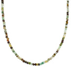 Amazonit Taşlı Doğal Taş Kolye