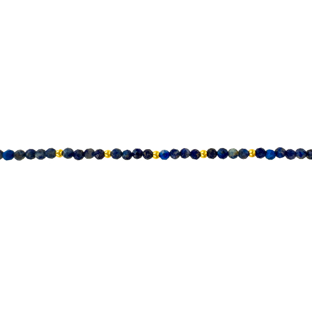 Lacivert Taşlı Doğal Taş Bileklik