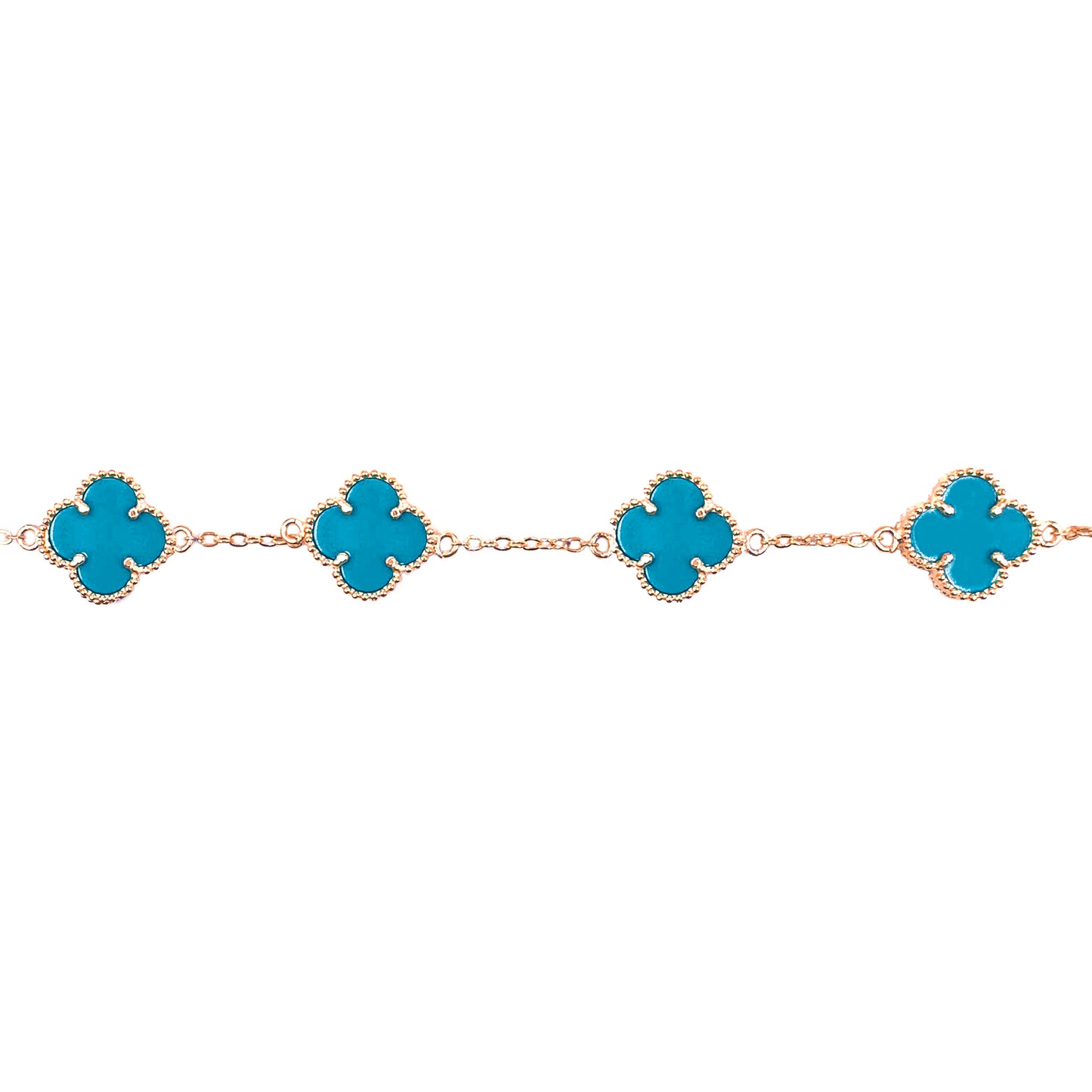 Blue Clover Bracelet