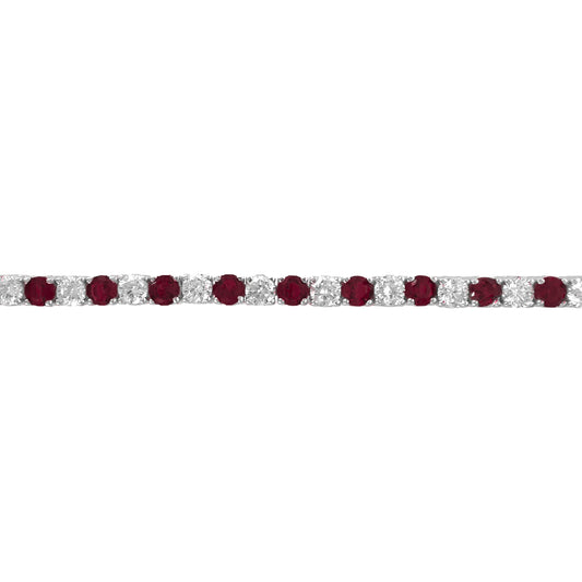 Üç Mm Bordo Taşlı Suyolu Bileklik