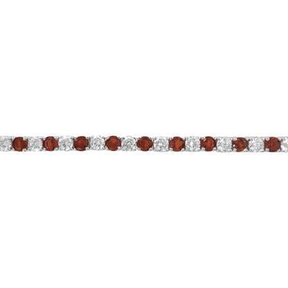 Üç Mm Garnet Taşlı Suyolu Bileklik