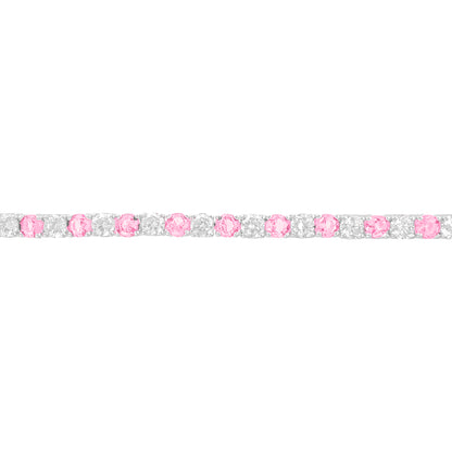 Üç Mm Pembe Taşlı Suyolu Bileklik