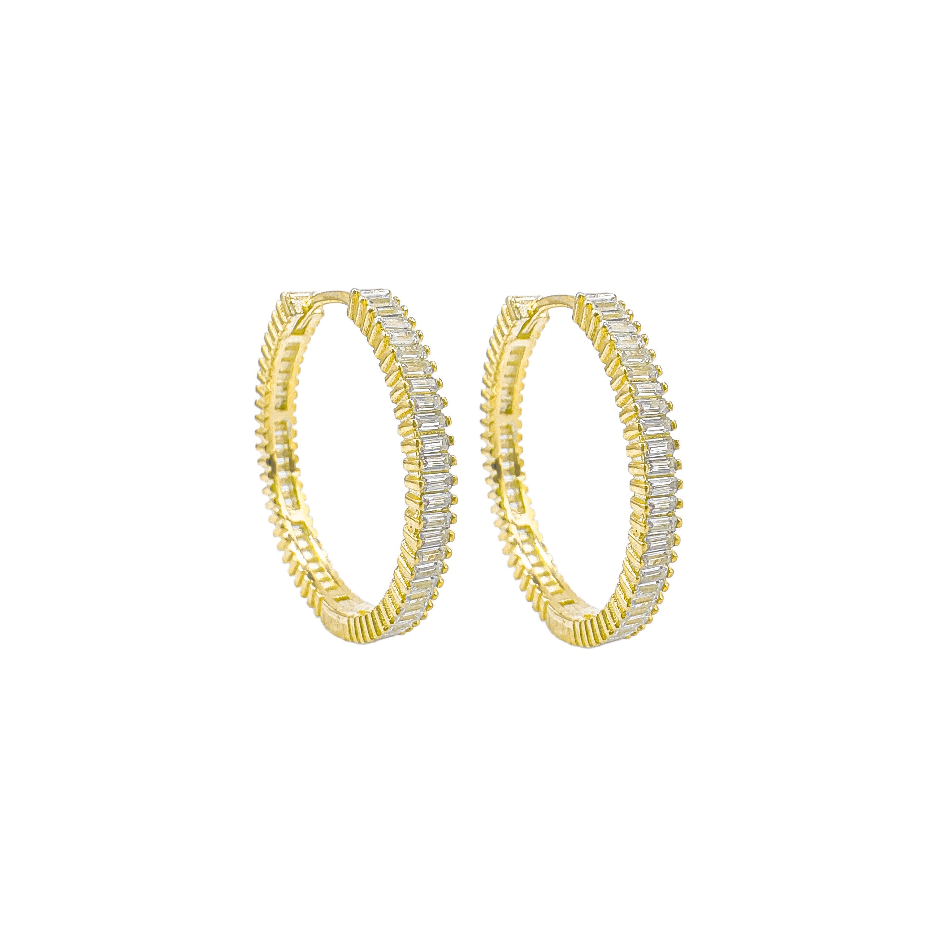 Büyük Boy Baget Tamtur Halka Küpe