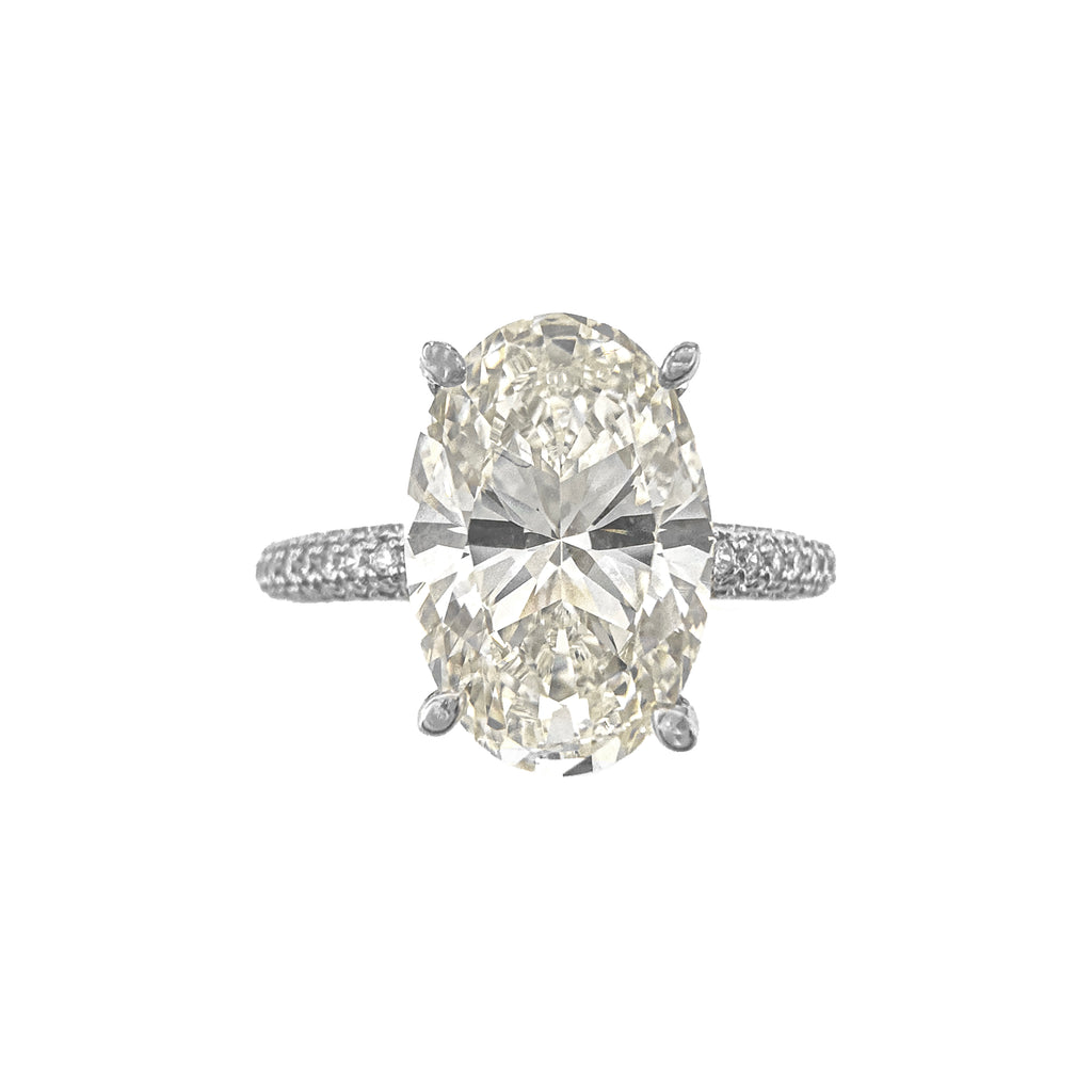 Oval G-Color Yüzük