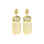 Sallantılı Taşlı Küpe