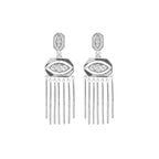 Sallantılı Taşlı Küpe