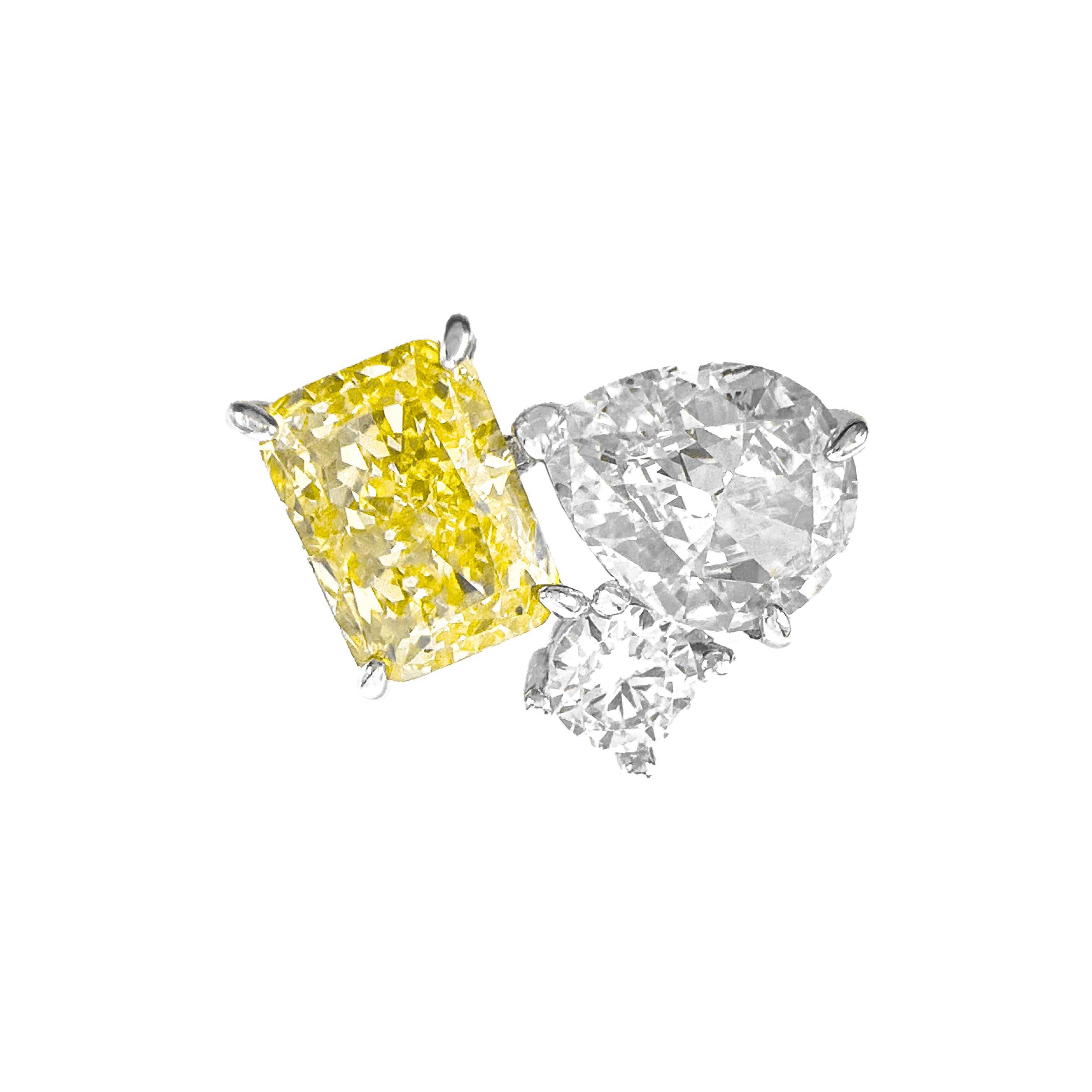 Ice Cut Zweifach-Design-Ring