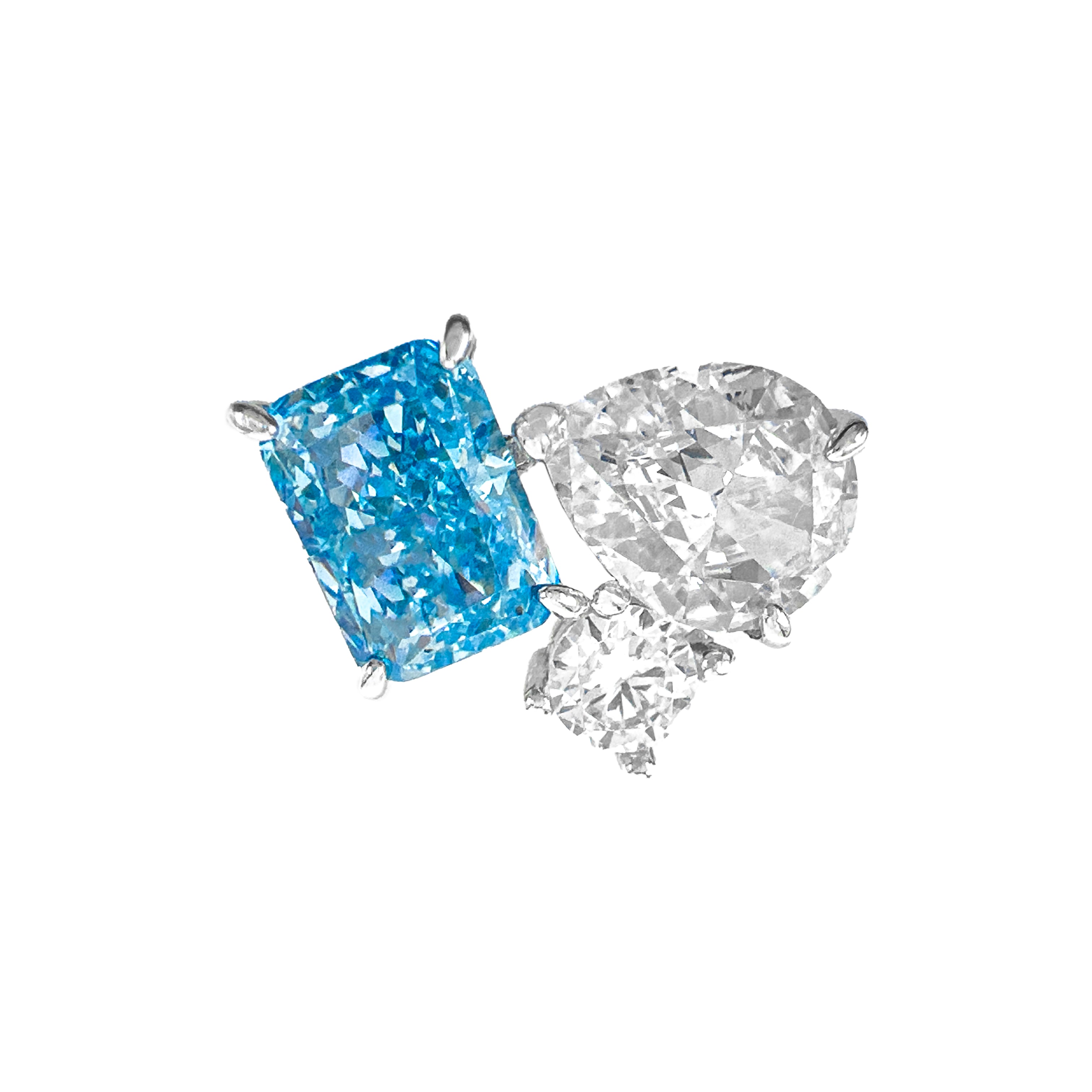 Ice Cut Zweifach-Design-Ring