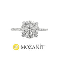 Bir Karat Mozanit Tasarım Tektaş Yüzük