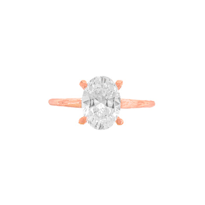 0.75 Karat Oval Yüzük
