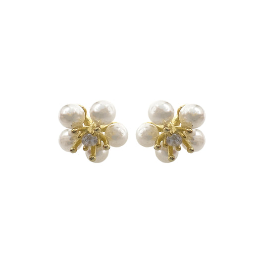 Flower Pearl Earring