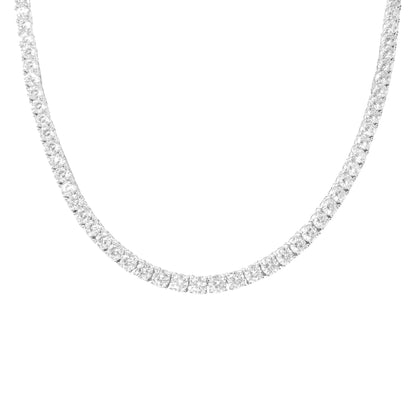 Üç Buçuk mm Mozanit Suyolu Kolye