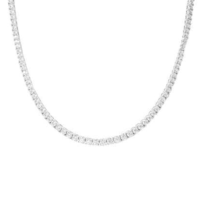 İki Buçuk mm Mozanit Suyolu Kolye