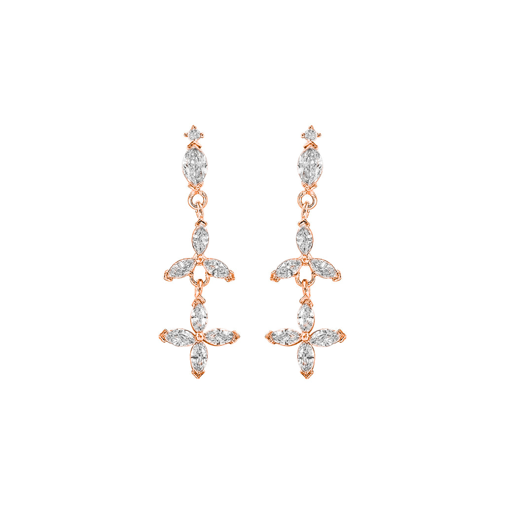 Marquise Stone Dangle Earrings