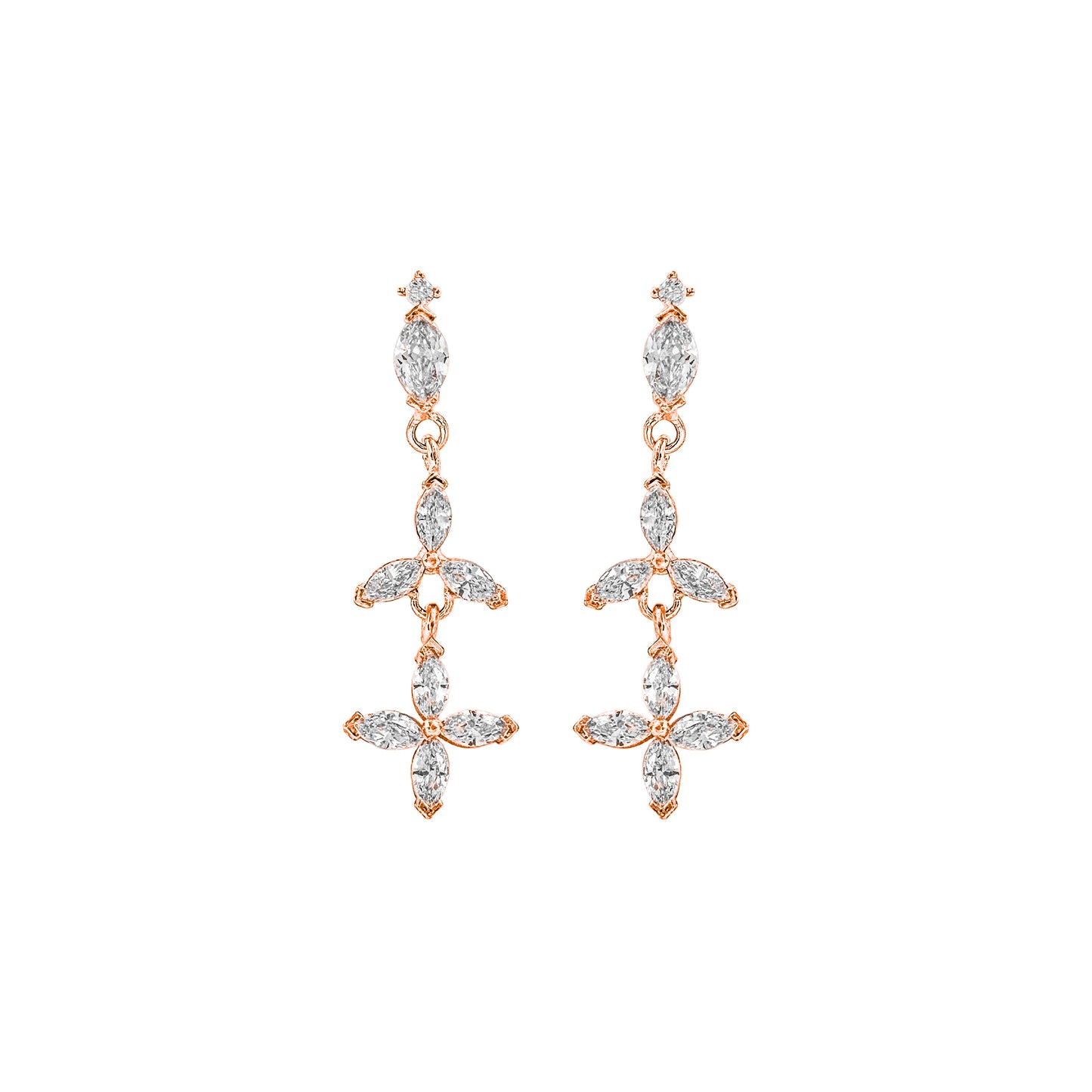 Marquise Stone Dangle Earrings