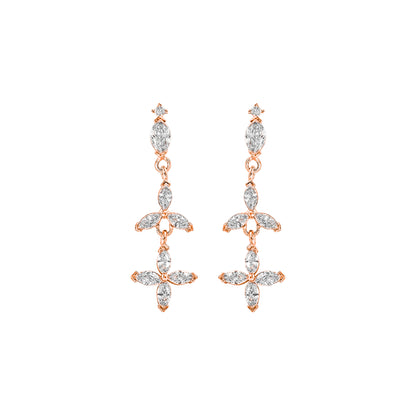 Marquise Stone Dangle Earrings