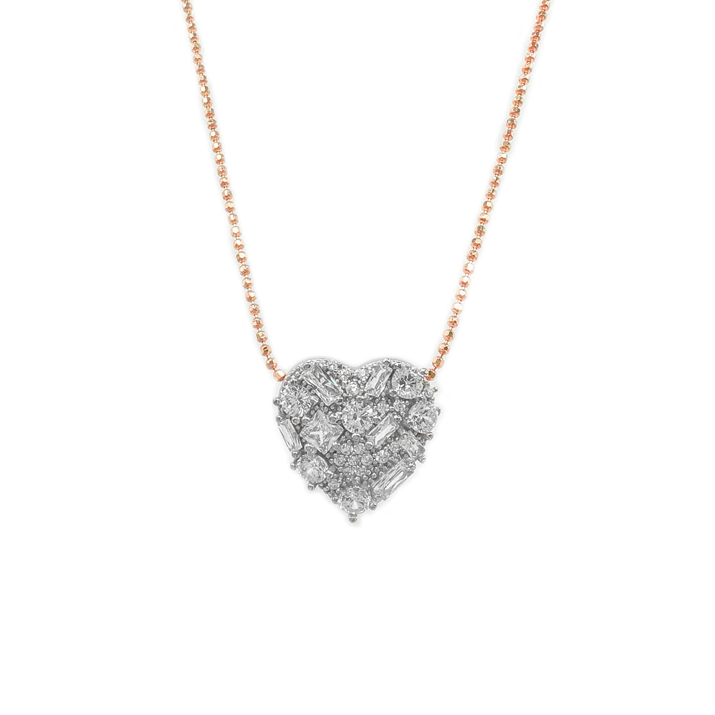 Stone Heart Necklace