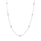 Pembe Taşlı Designer Zincir