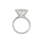 Altı Karat G-Color Altı Tırnak Tektaş Yüzük