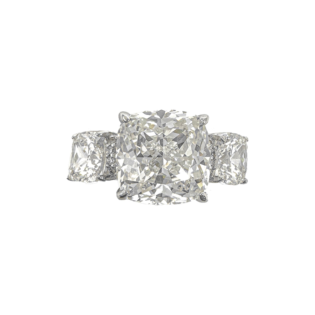 G-Color Kare Model Taşlı Tasarım Yüzük