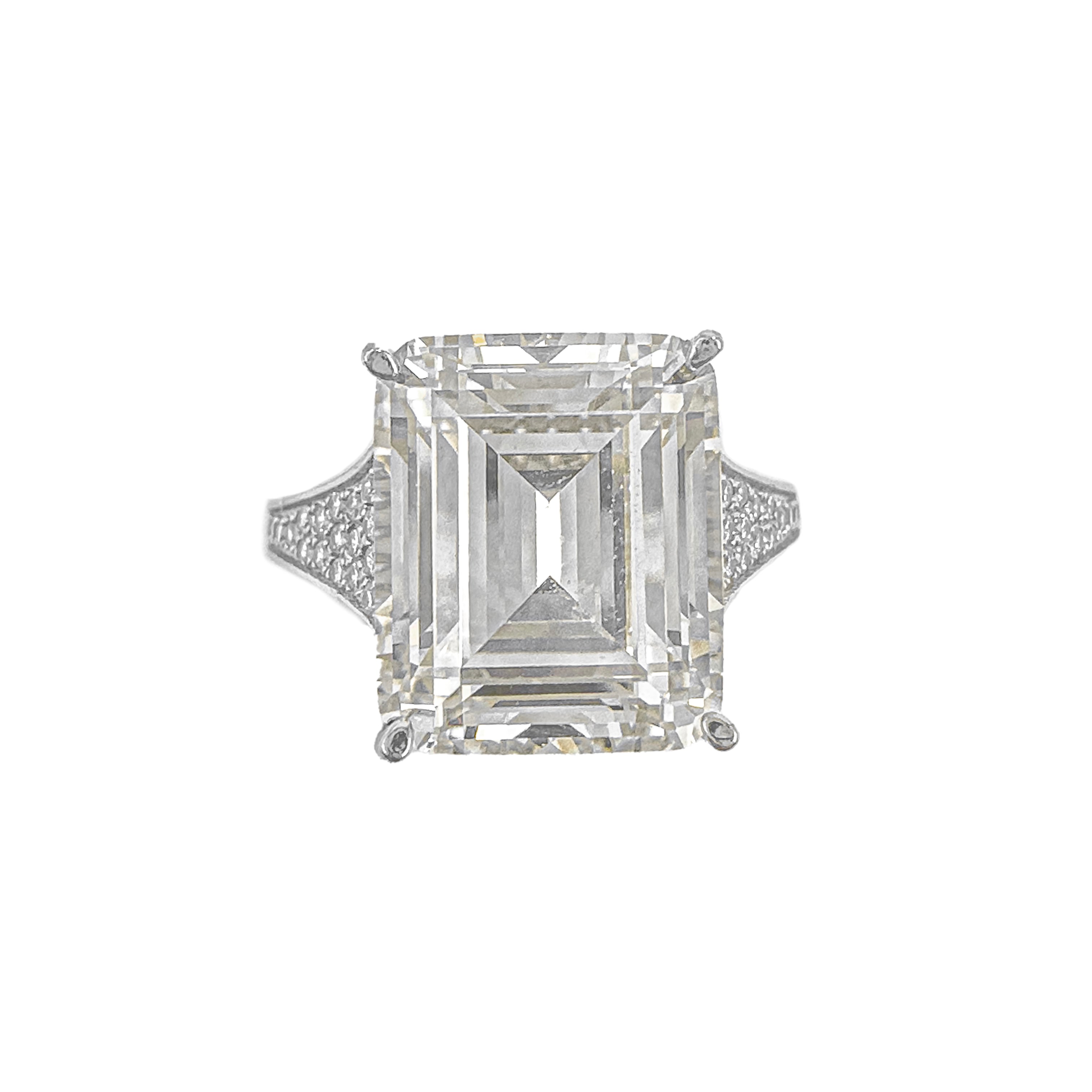 G-Color Yanları Taşlı Baget Yüzük