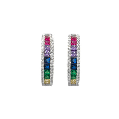 Colorful Hoop Earrings