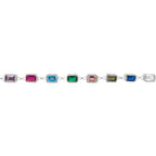 Farbiges Steinarmband