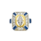 Vintage Colorful Stone Sparrow Ring