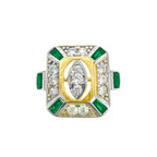 Vintage Colorful Stone Sparrow Ring