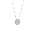 Baget Taşlı Yuvarlak Kolye