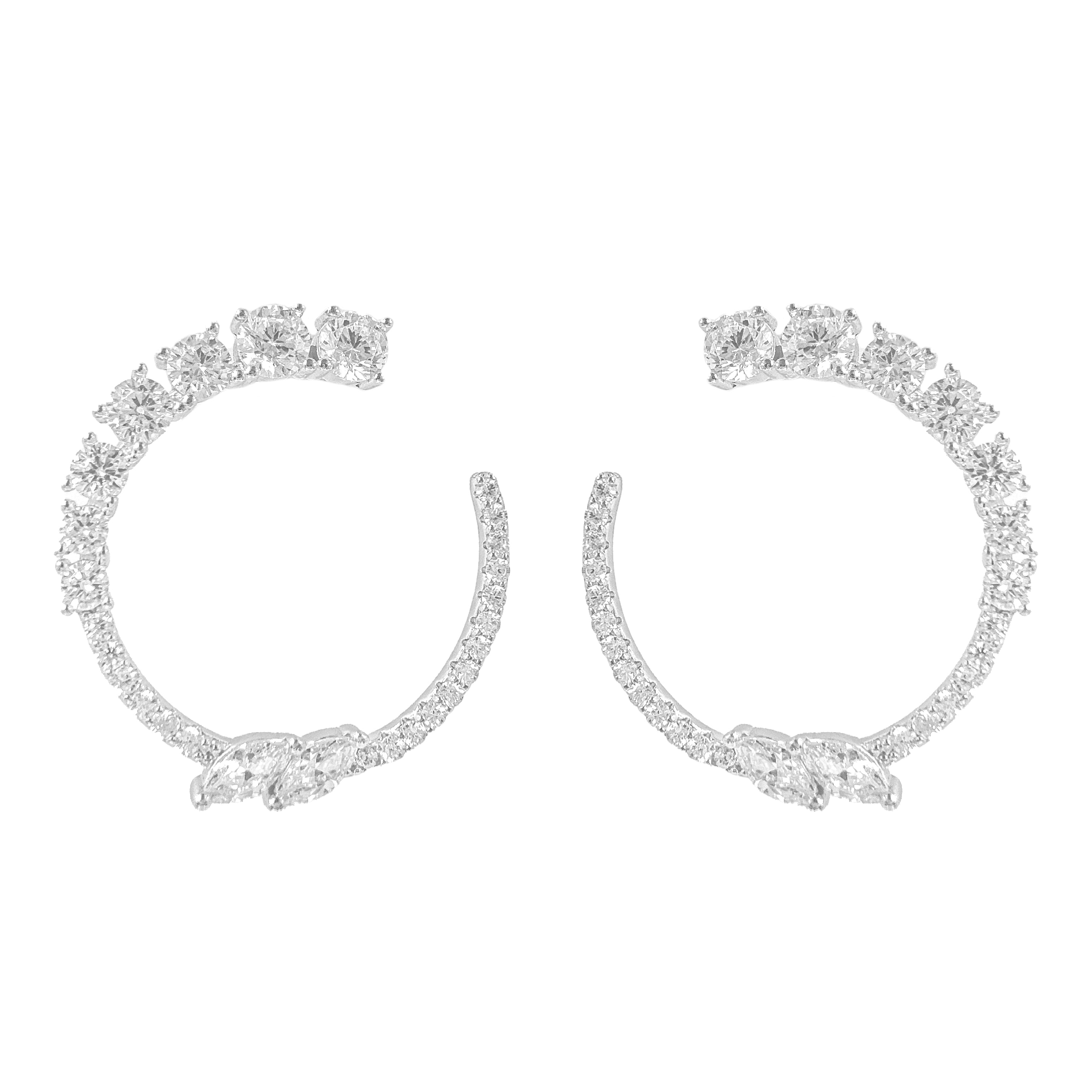 Tasarım Taşlı Küpe