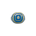 Blauer Ring mit geformten Steinen