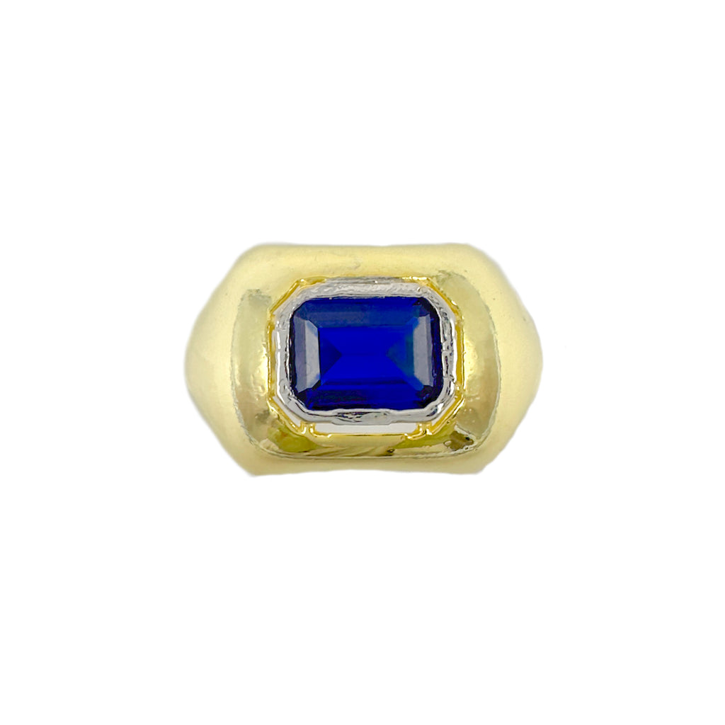 Glorya Navy Stone Ring