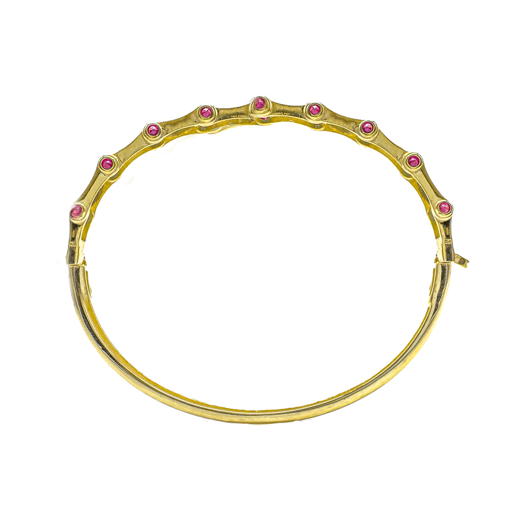 Kenarları Renkli Taşlı Tasarım Kelepçe