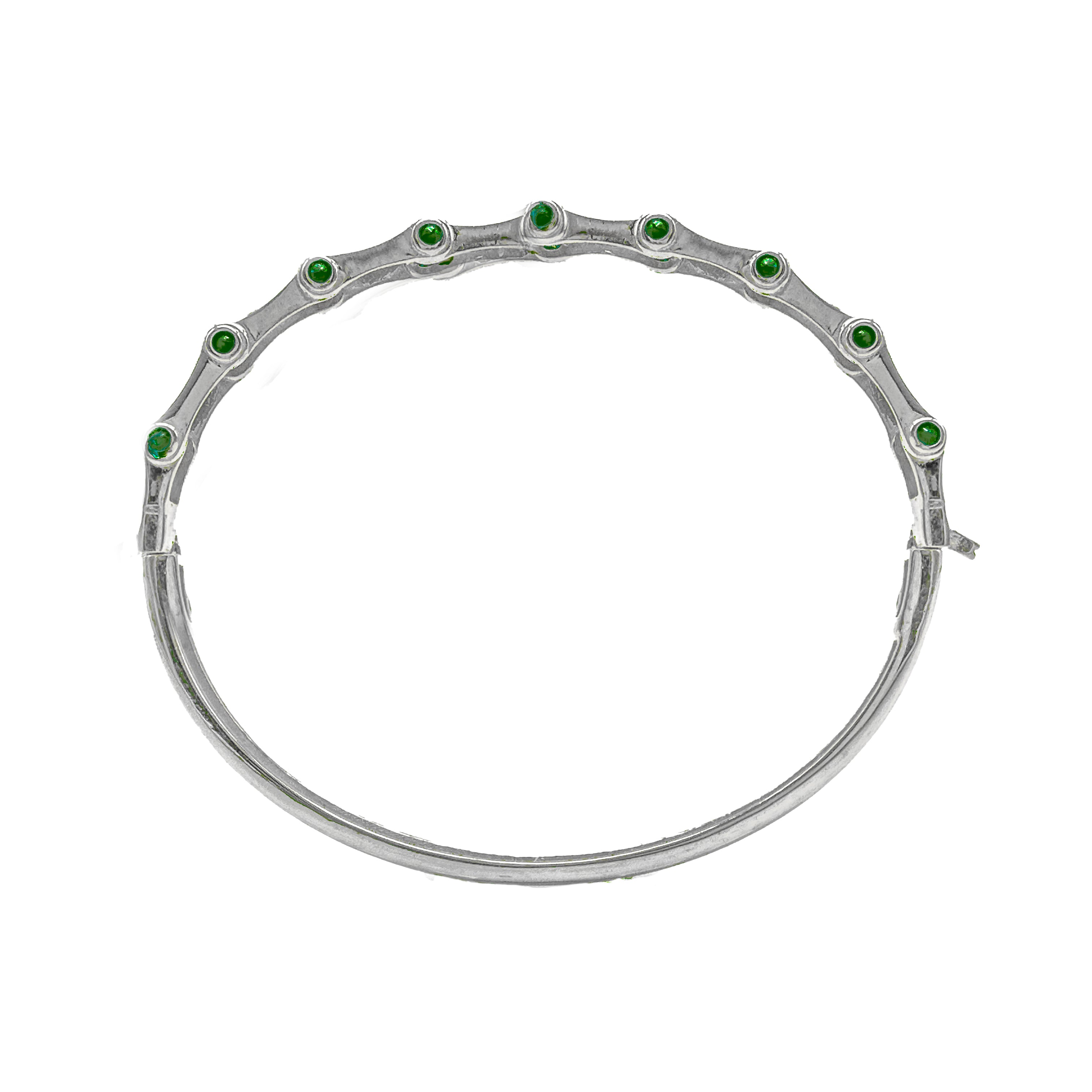 Kenarları Renkli Taşlı Tasarım Kelepçe