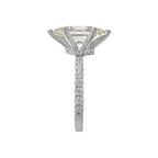 G-Color Yanları Taşlı Markiz Yüzük