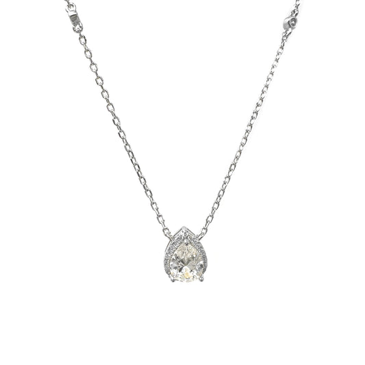 Moissanite Drop Necklace