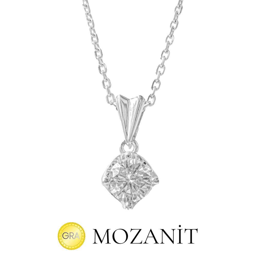 Mozanit Tektaş Kolye