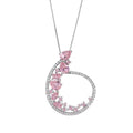 Rosa Stein-Design-Halskette