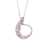Rosa Stein-Design-Halskette